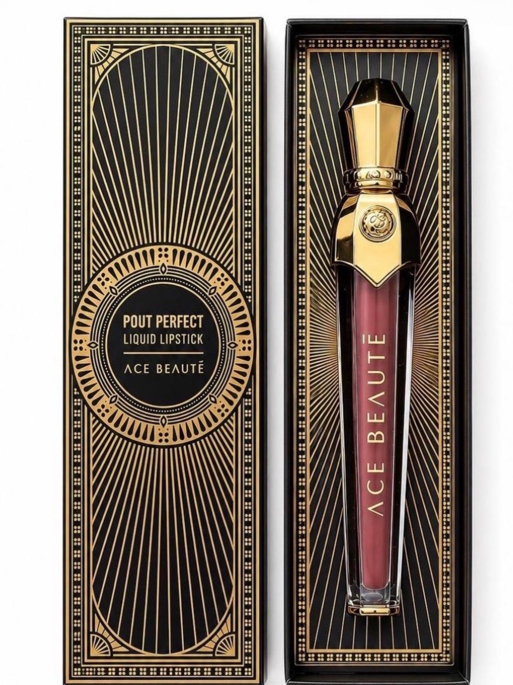 Ace Beauté Pout Perfect Liquid Lipstick — Mauve Pink